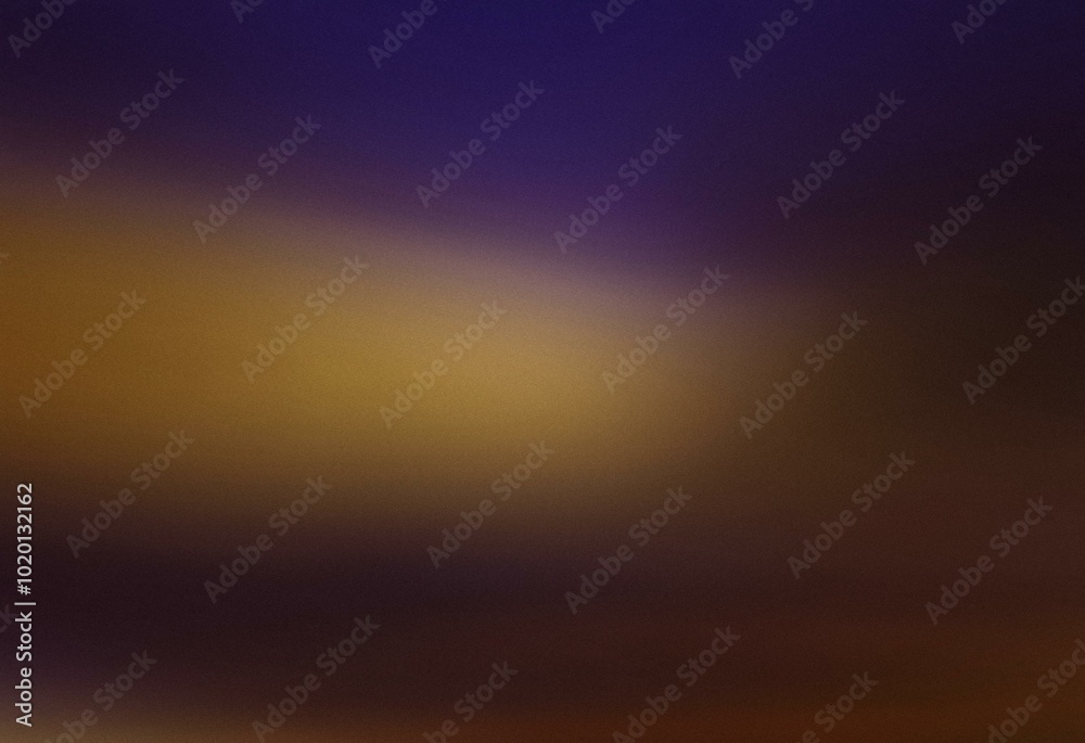 Abstract grainy background with a golden yellow gradient fading to purple Abstract grainy background with a golden yellow gradient fading to purple