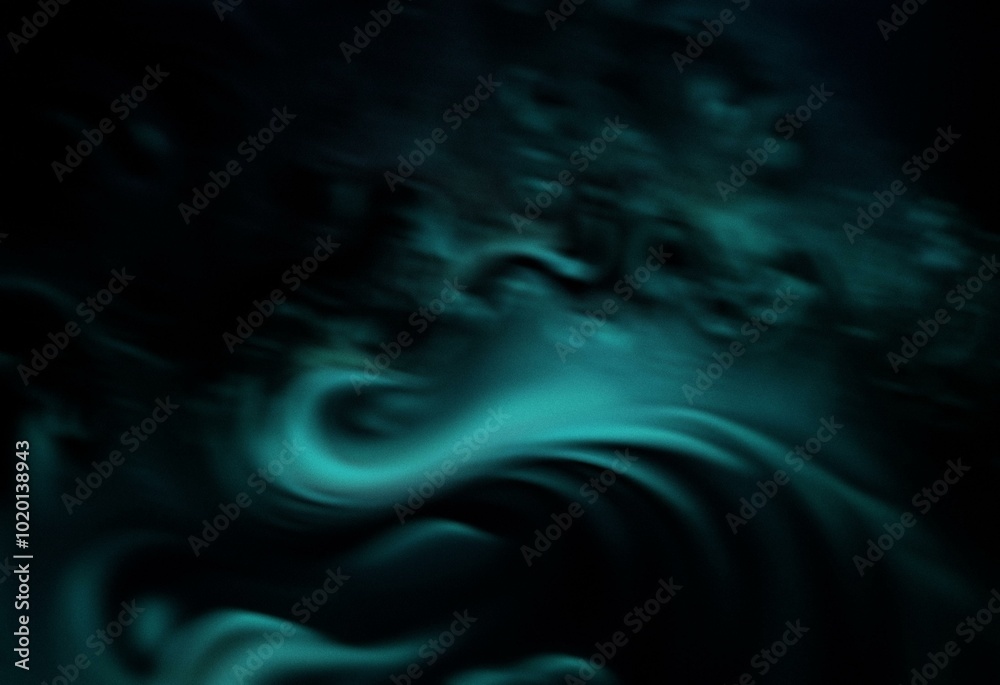Fototapeta premium Abstract gradient design with a grainy, dark blue and green background.