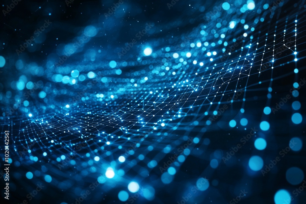 Digital Technology background of data and network Digital Technology background of data and network