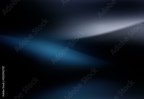 Abstract dark blue gradient background with grain texture.