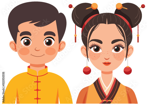 Traditional Chinese Attire Avatars