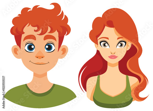 Red-Haired Cartoon Characters