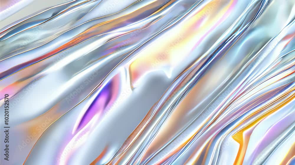 Abstract Colorful Light Waves Creating a Dynamic and Vibrant Pattern