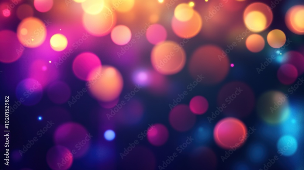 Obraz premium Colorful Bokeh Background for Creative Projects