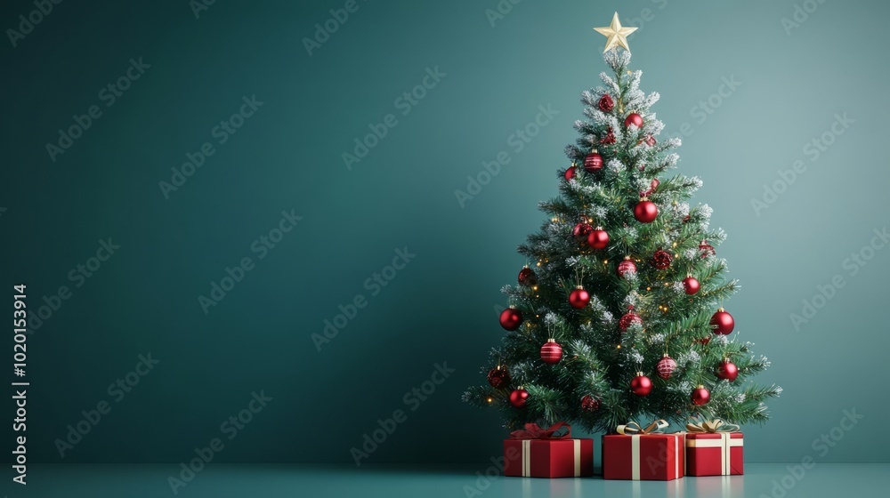 Beautifully decorated christmas tree adorned with twinkling lights, colorful ornaments, and festive garlands in a cozy living room setting, perfect for celebrating the holiday season
Beautifully decorated christmas tree adorned with twinkling lights, colorful ornaments, and festive garlands in a cozy living room setting, perfect for celebrating the holiday season