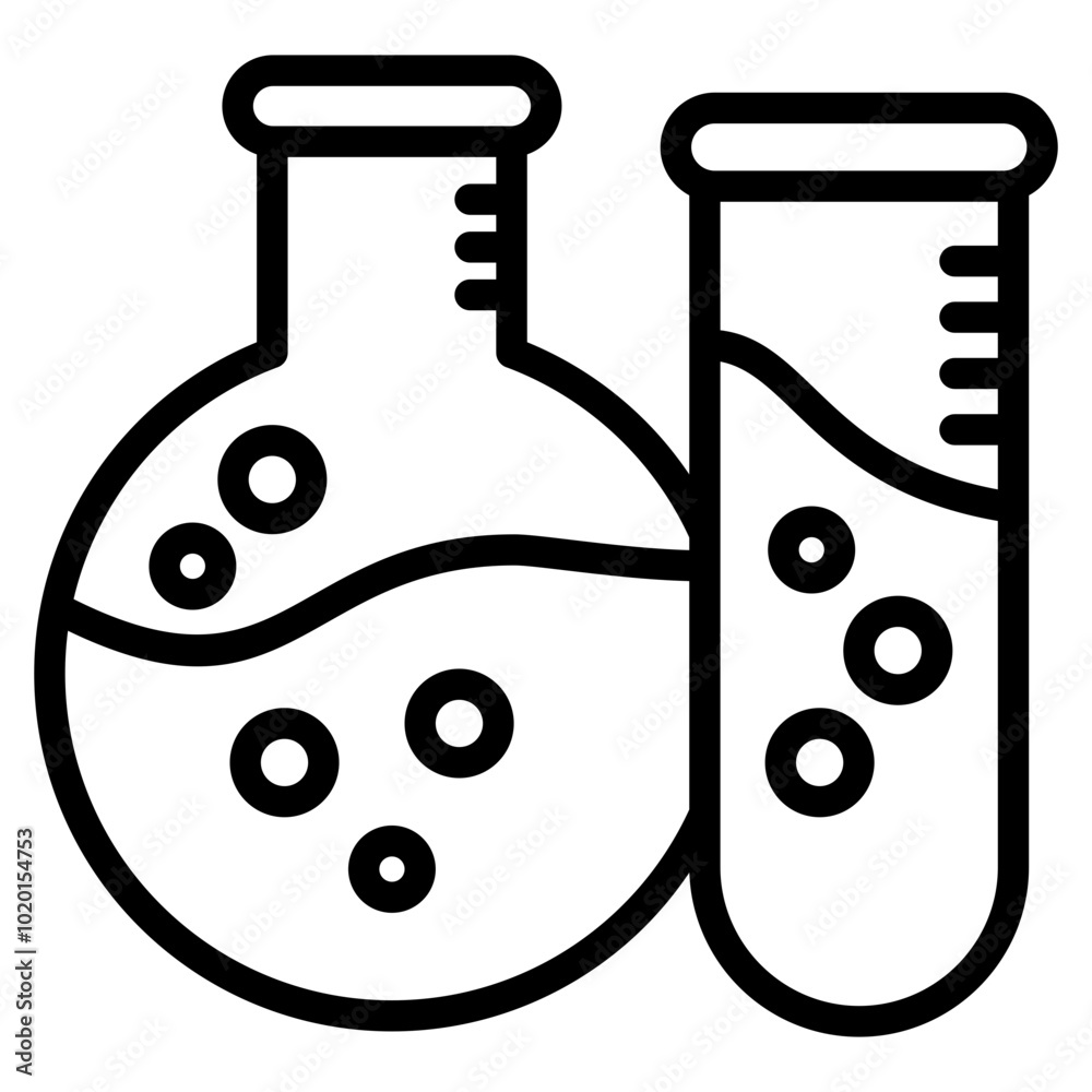 Test Tube Icon For Design Element Test Tube Icon For Design Element