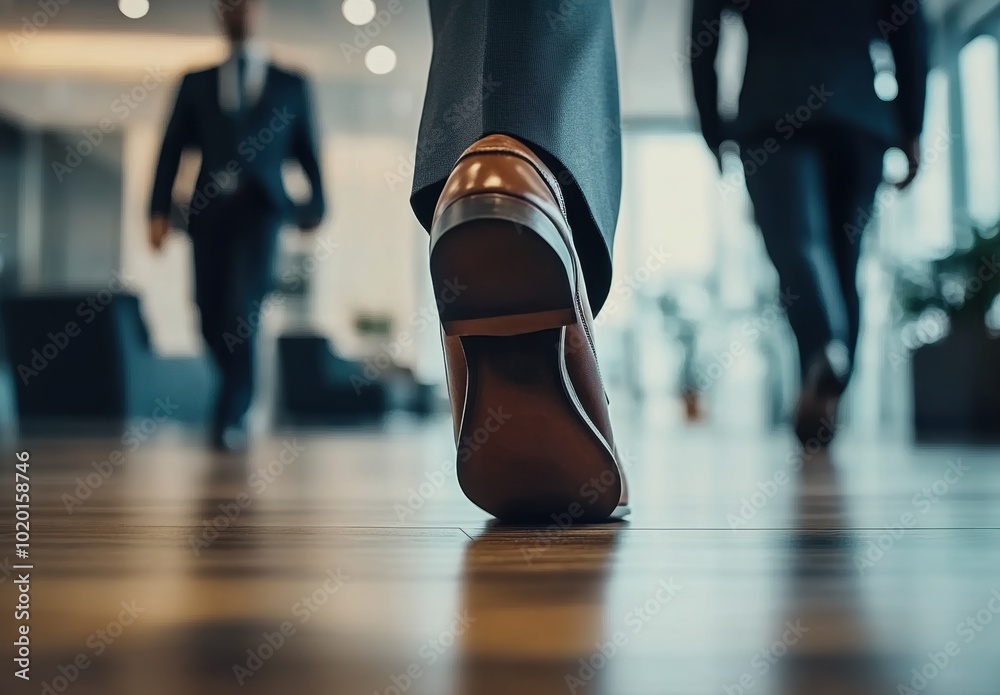 Businessman Walking. Businessman Walking.