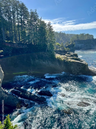 Cape Flattery in Neah bay, washington photo