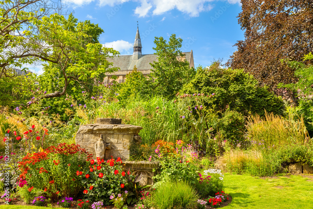 Fellows Garden at Balliol College. Oxford, England
