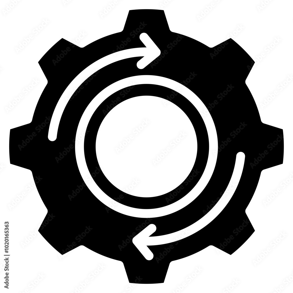 Cogwheel Icon For Design Element