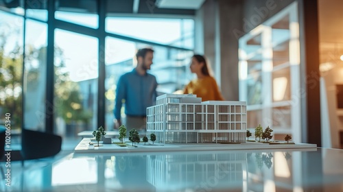 Architectural Model in Modern Office Environment