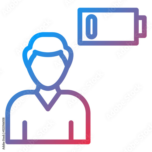 Exhausted Icon Style