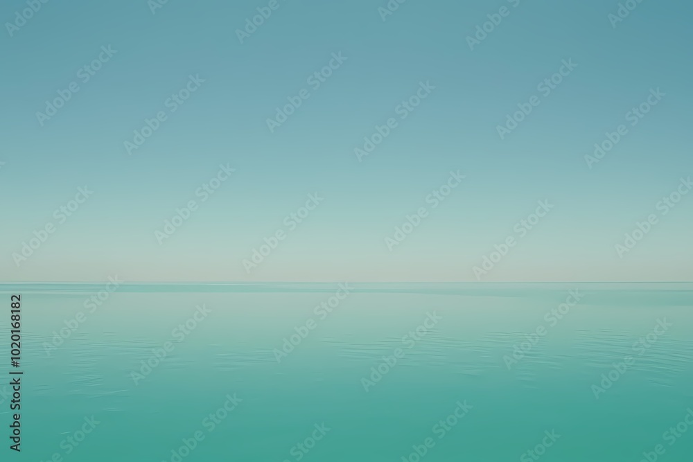 Fototapeta premium Soft Pastel Aqua Background for Refreshing Designs