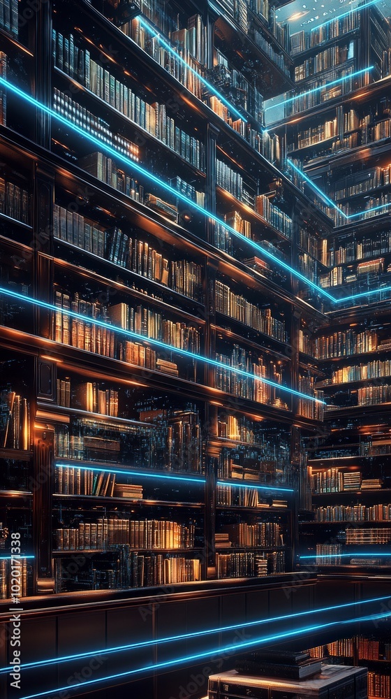 Obraz premium The Virtual Library, Digital Archiving and Preservation