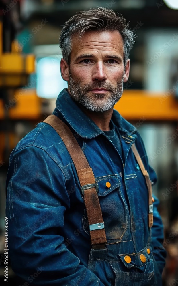 Industrial Worker Portrait. Industrial Worker Portrait.