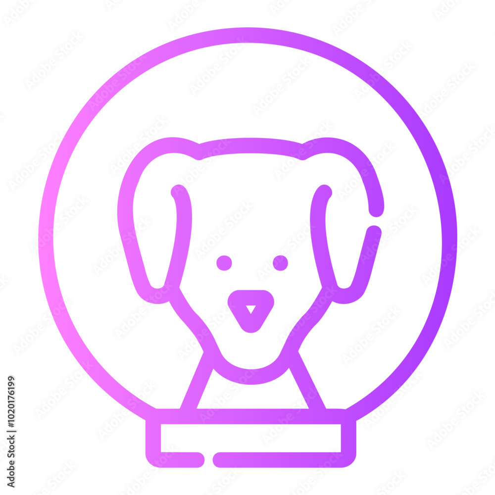 dog Gradient icon dog Gradient icon