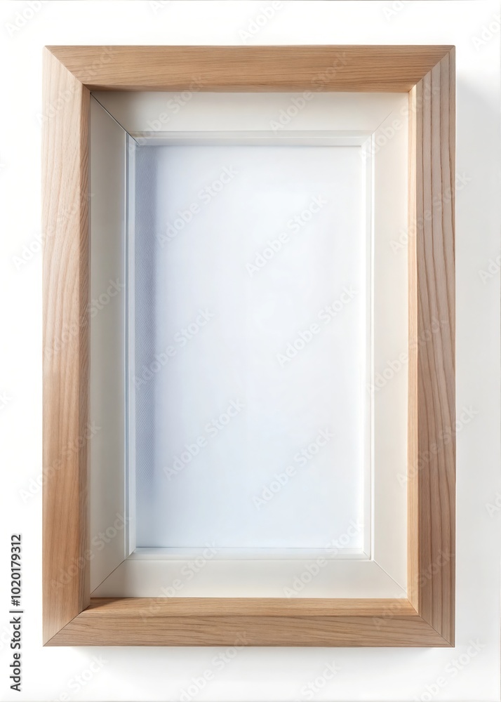 Versatile Wooden Picture Frame: Custom Photo, Art, and Wall Display Options for Every Decor Style with blank copyspace background Versatile Wooden Picture Frame: Custom Photo, Art, and Wall Display Options for Every Decor Style with blank copyspace background