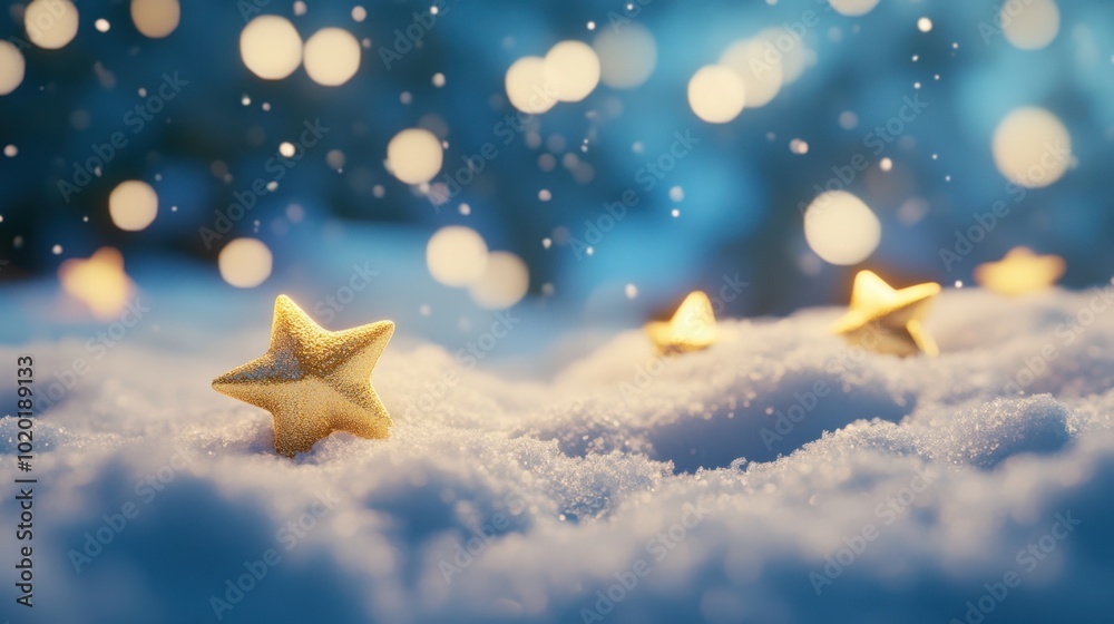The Golden Stars on Snow The Golden Stars on Snow