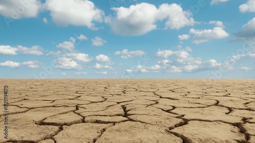 water scarcity, showcasing empty reservoirs and parched land. 