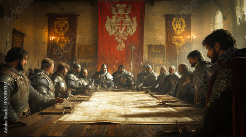A medieval war council
