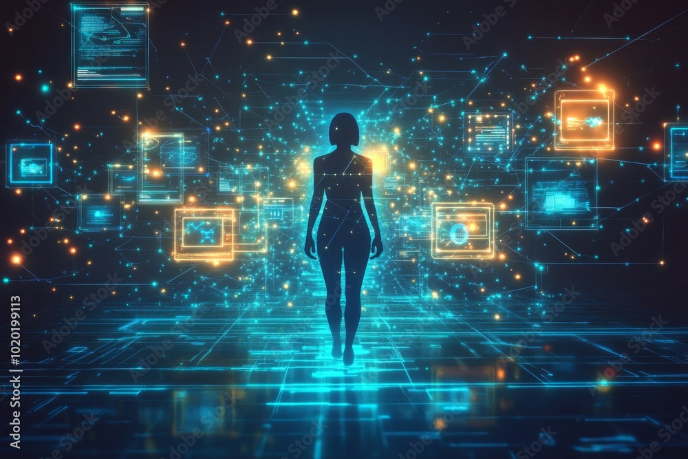 Holographic User Journey, Digital Experience Platforms DXP Holographic User Journey, Digital Experience Platforms DXP