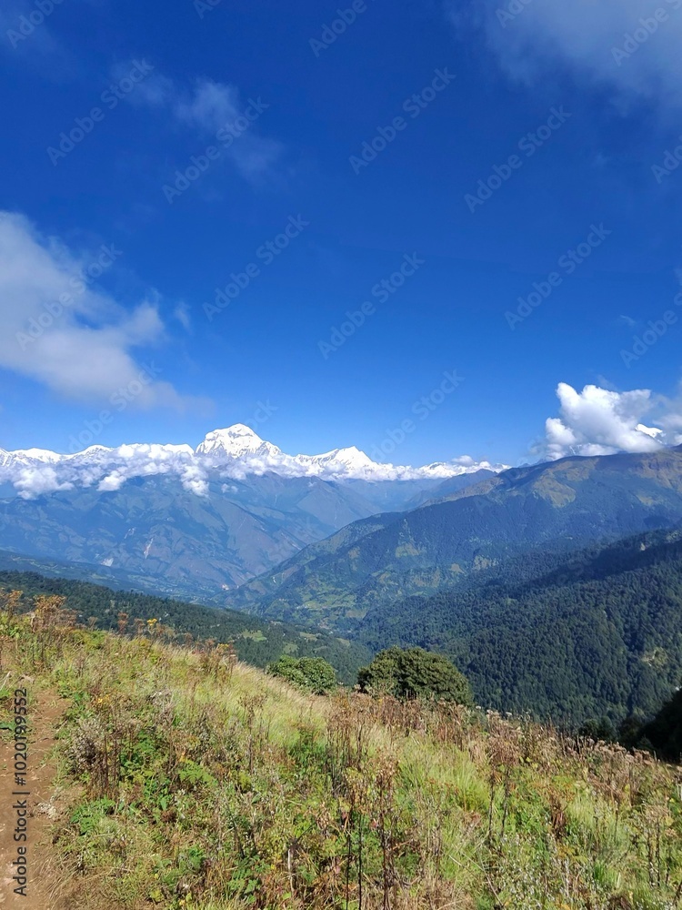 landscape with blue sky and clouds landscape with blue sky and clouds