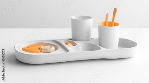 Baby Mealtime Tray Set photo