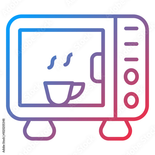 Coffee Oven Icon Style