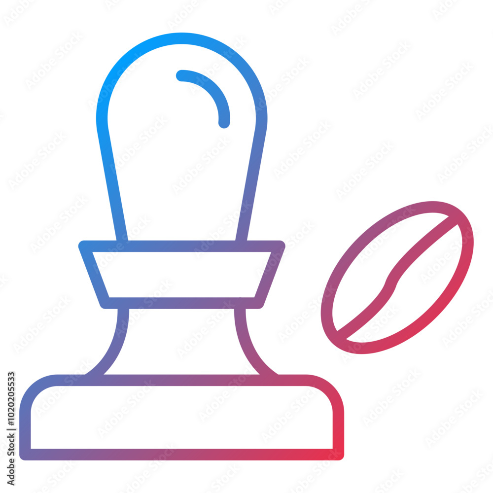 Coffee Tamper Icon Style Coffee Tamper Icon Style