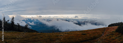 Sunset view form Pilsko Hill