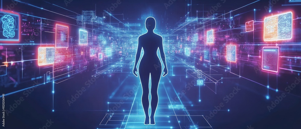 Holographic User Journey, Digital Experience Platforms DXP Holographic User Journey, Digital Experience Platforms DXP