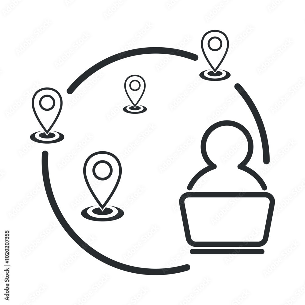Fotografija Work anywhere icon