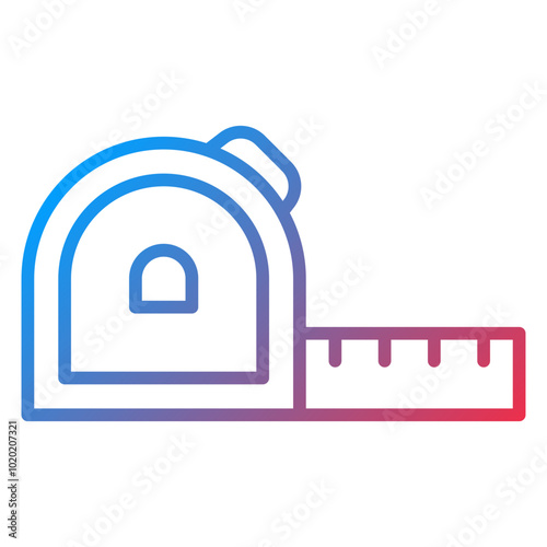 Measuring Tape Icon Style
