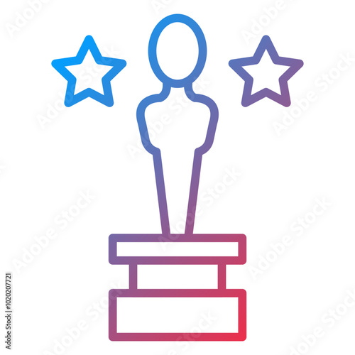Film Award Icon Style