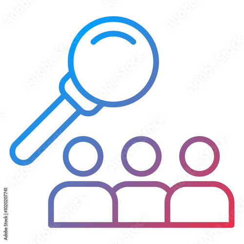 Hiring Staff Icon Style