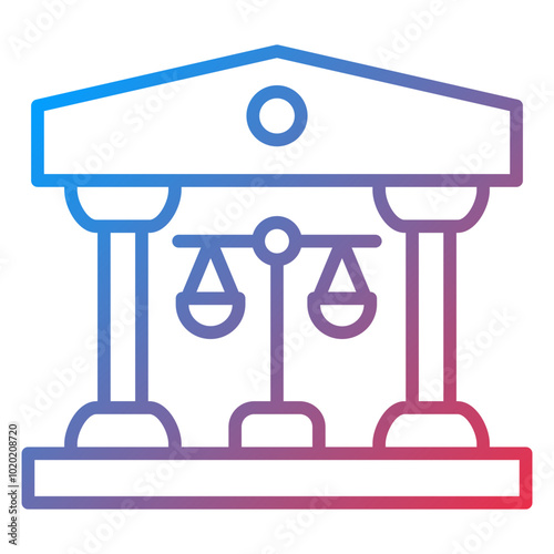 Law Firm Icon Style