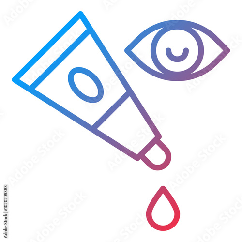 Eye Cream Icon Style