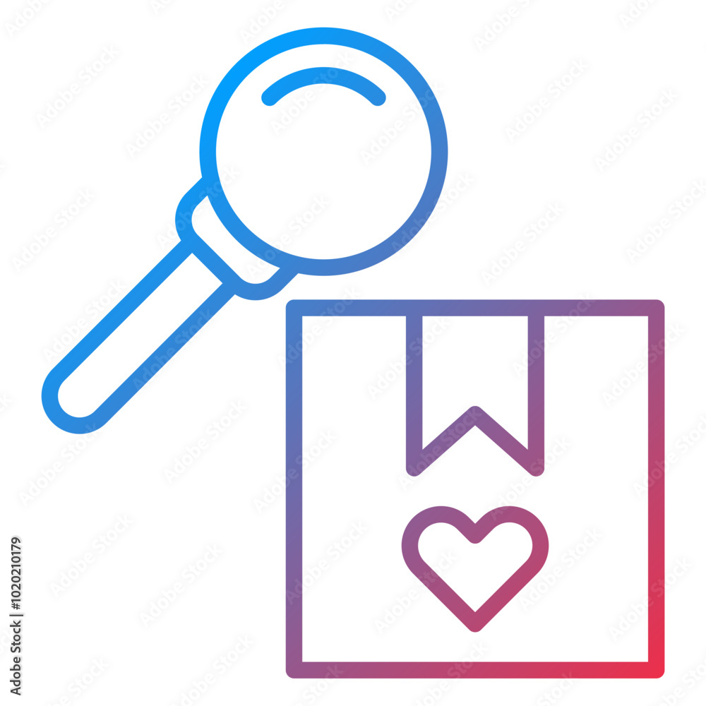 Find Favourite Product Icon Style