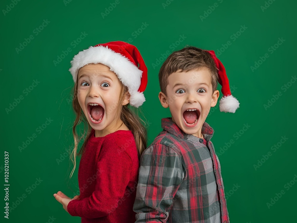 Festive Season Embrace: Couple in Christmas Attire Sharing a Holiday Moment Against Emerald Backdrop. Festive Season Embrace: Couple in Christmas Attire Sharing a Holiday Moment Against Emerald Backdrop.