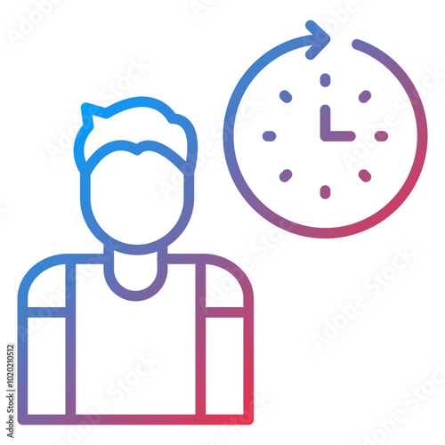 Anti Aging Diet Icon Style