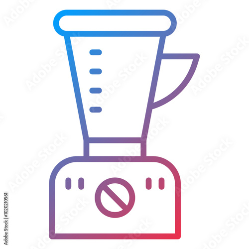 Food Processor Icon Style