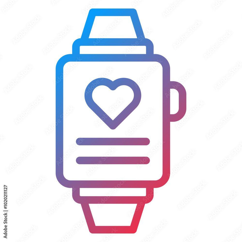 Fitness Tracker Icon Style Fitness Tracker Icon Style