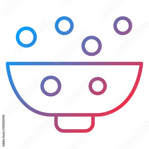 Evaporating Dish Icon Style