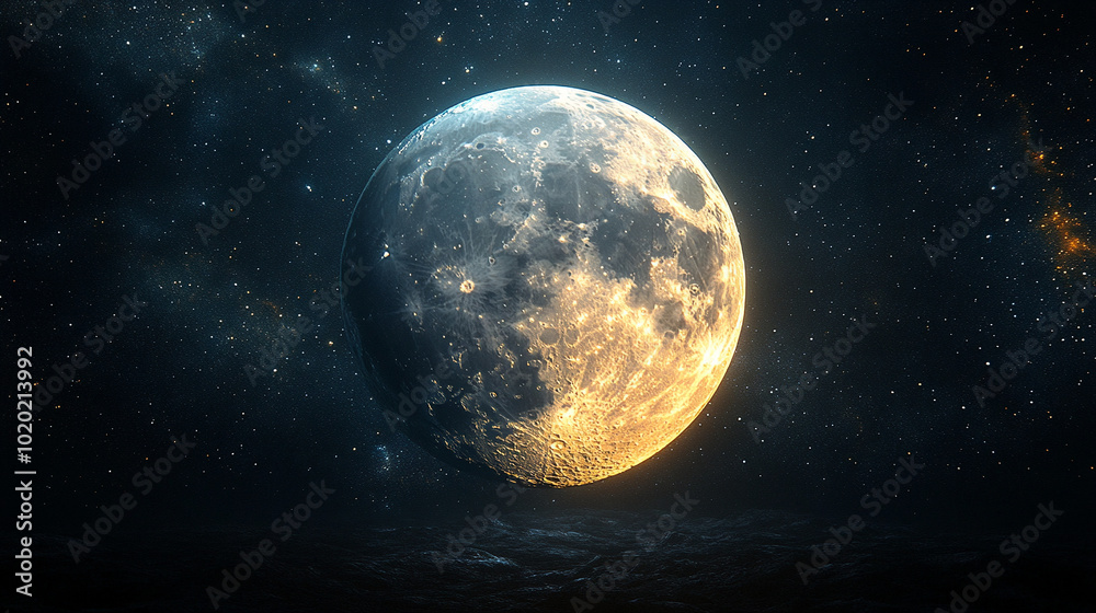 Obraz premium moon and stars