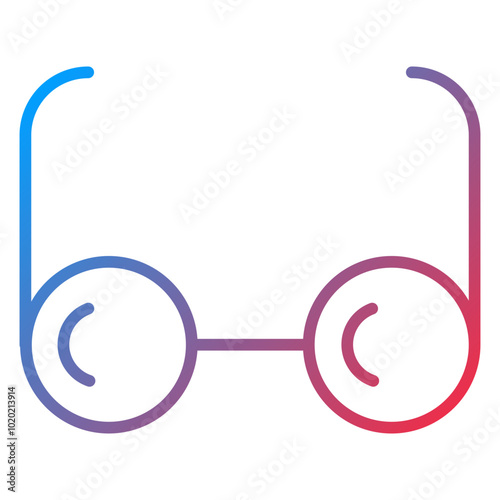 Glasses Icon Style