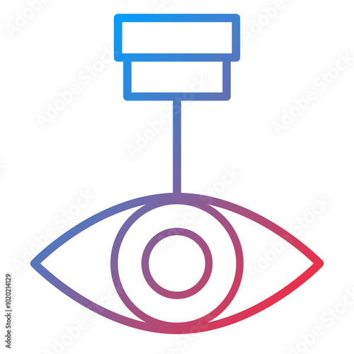 Laser Vision Correction Icon Style