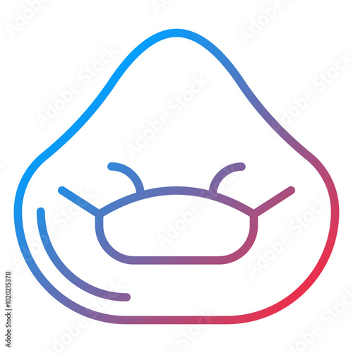 Bean Bag Icon Style