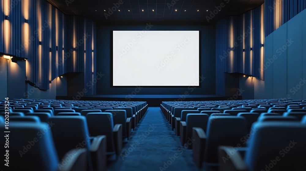 Fototapeta premium Empty Movie Theater