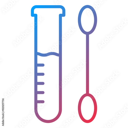 Swab Test Icon Style