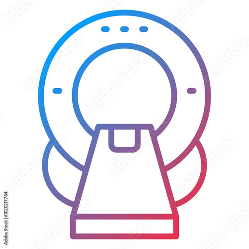 CT Scan Icon Style